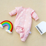 Months cute Baby Rompers Newborn Girls