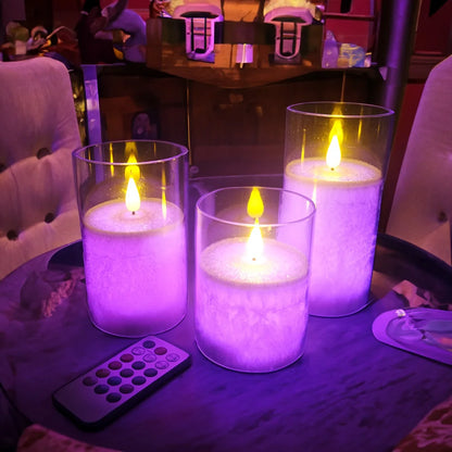 Flameless Pillar Candles