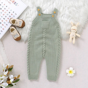 Newborn Baby Romper Knitted Infant Boy Jumpsuit Sleeveless