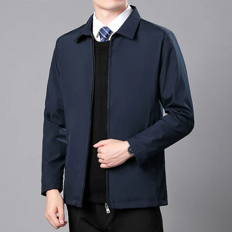 Brand Business Casual Jacket men's Coats new spring coat casual Autumn jacket Men's simple solid jackets men Blazer jackets Male