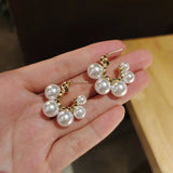 New High-end Atmosphere Decoration Shine Fashion Women Temperament Personality Exaggerated Earring Wedding Jewelry Birthday Gift