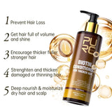 PURC Biotin Hair Shampoo Conditioner for Men Women Scalp Treatment Cleaning Hair Root Nourish Smooth Hair Oil Care Products Set
