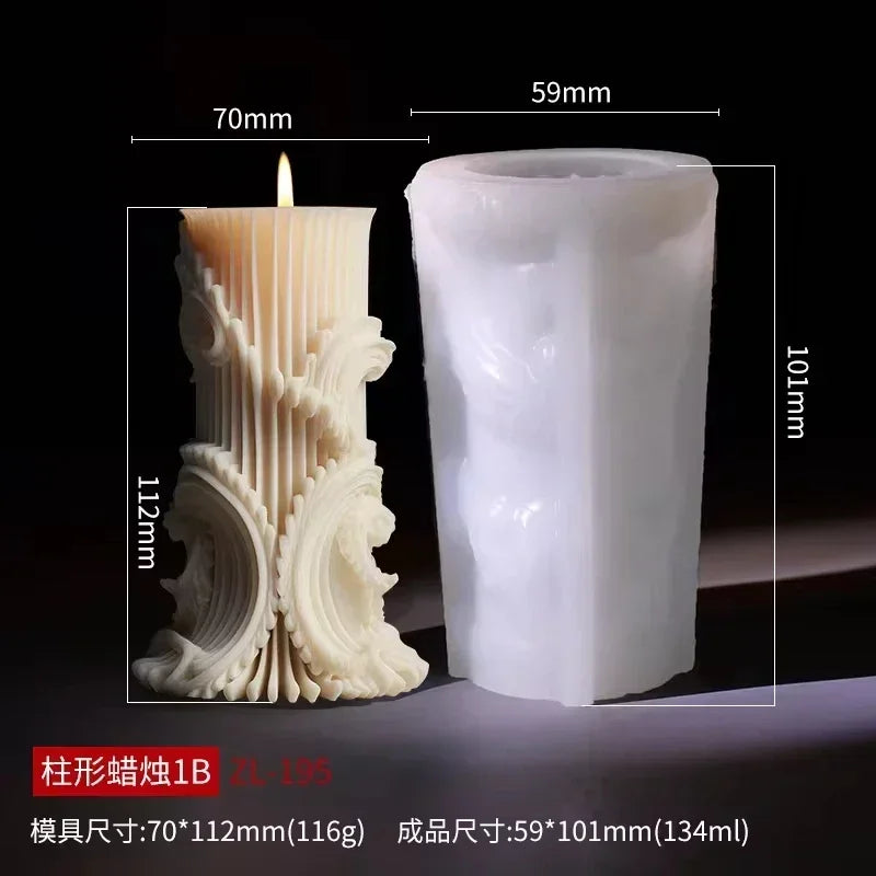 candle silicone mold flower bouquet relief resin mould blooming flower gypsum molds