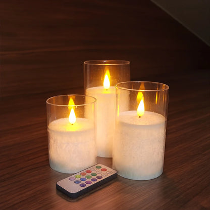 Flameless Pillar Candles