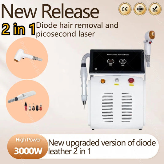 2 in 1 Diode 808 Hair Removal Machine