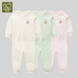 Children Pajamas Set Autumn Long Sleeve Cotton Tops Pants Sleep Suit Sleepwear