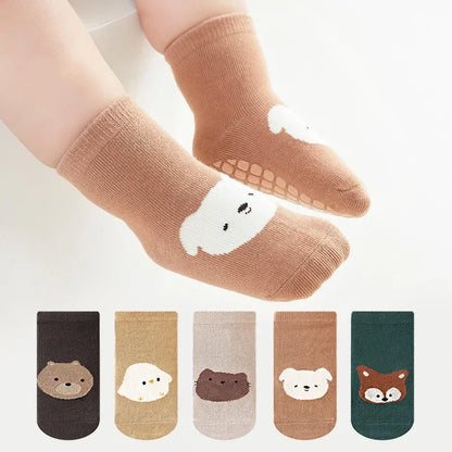 Spring Autumn Sock Baby Boys Girls Anti-Slip Floor Socks