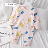 Baby Clothes Romper Newborn Kids Jumpsuits Underwear Cotton Boys Girls Clothes Cute Animals Autumn Baby Long Sleeve Romper