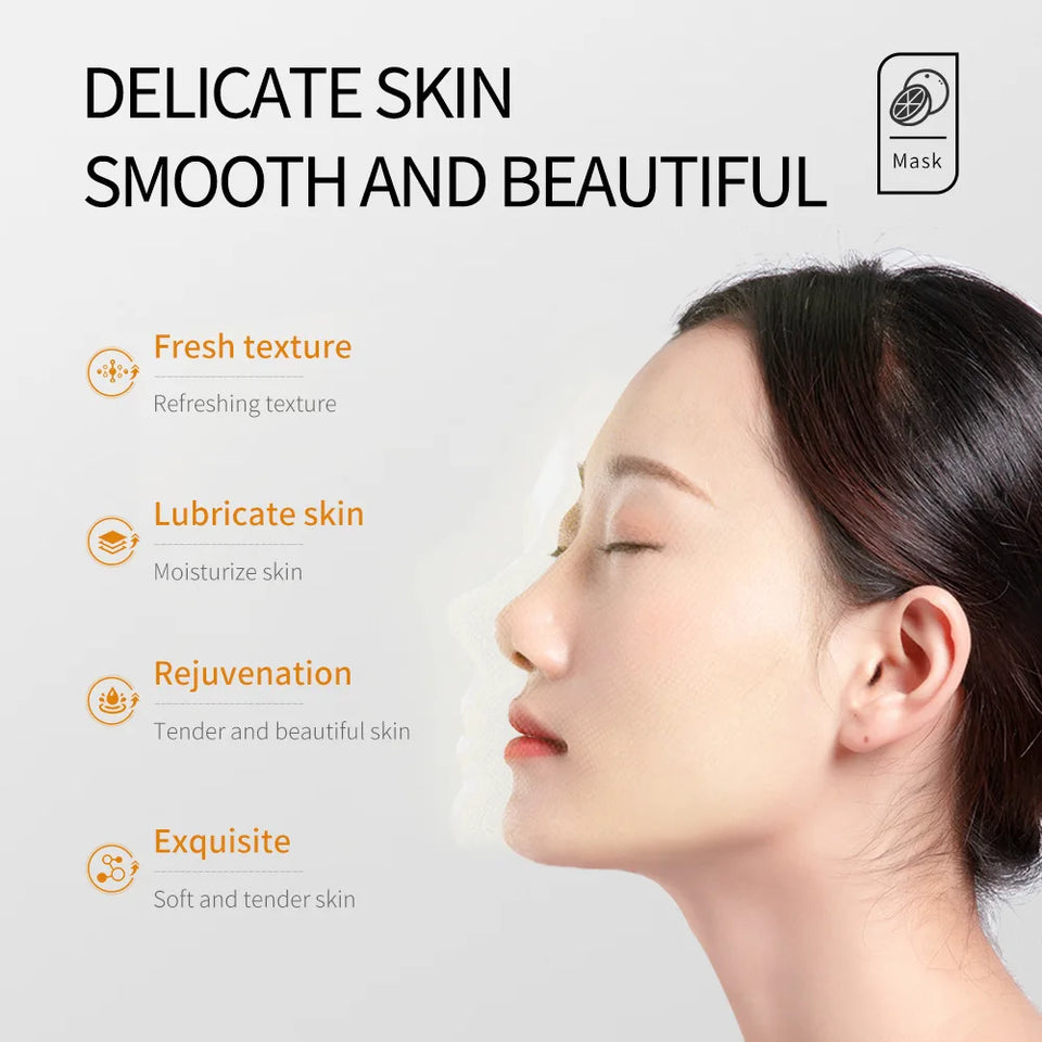 30pcs Essence Vitamin C, Skin Moisturizing VC Mask