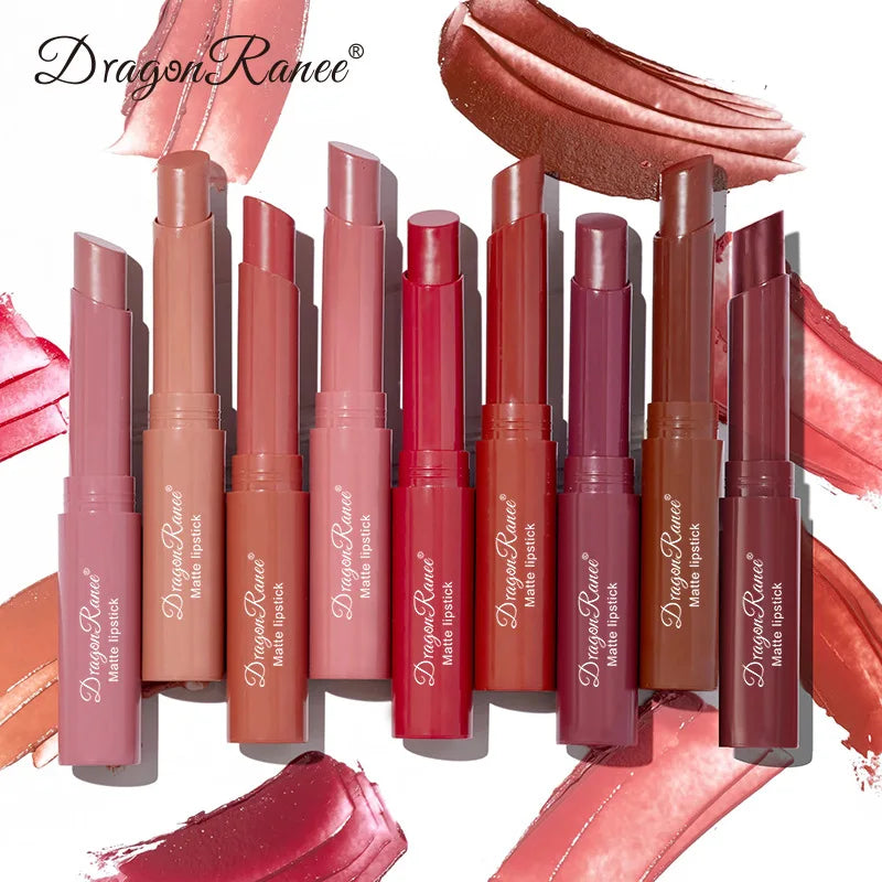 Matte Nude Lipstick 24 Hours Long Lasting Water Resistant Lip Gloss Natural Moisturizing