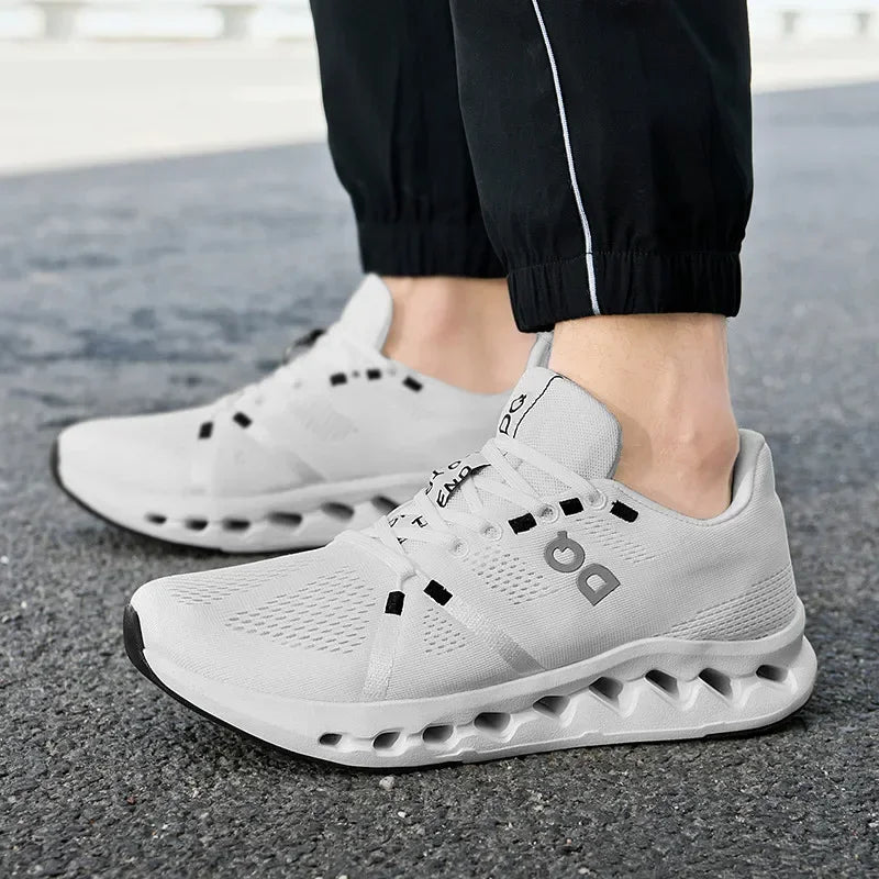Summer hot selling fashionable cushioning running shoes, comfortable and breathable sports shoes