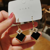 New High-end Atmosphere Decoration Shine Fashion Women Temperament Personality Exaggerated Earring Wedding Jewelry Birthday Gift