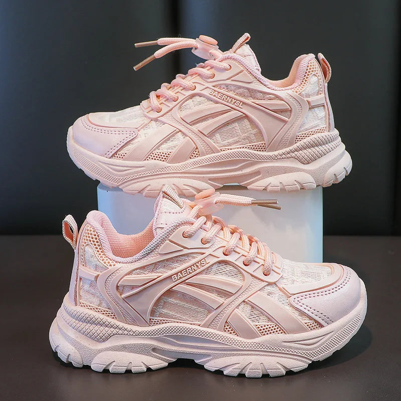 Children Casual Shoes Kids Sneakers for  Girls Solid White Shoes