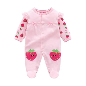 Months cute Baby Rompers Newborn Girls