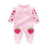 Months cute Baby Rompers Newborn Girls