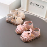New Summer Kids Sandals Fashion Girls' Little Flower Princess Sandals