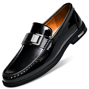 Patent Leather Loafers Men Casual Shoes For Gentleman Loafer Formal Shoes