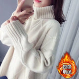 Autumn Winter New Fashion High Collar Long Sleeve Solid Sweaters Women's Clothing