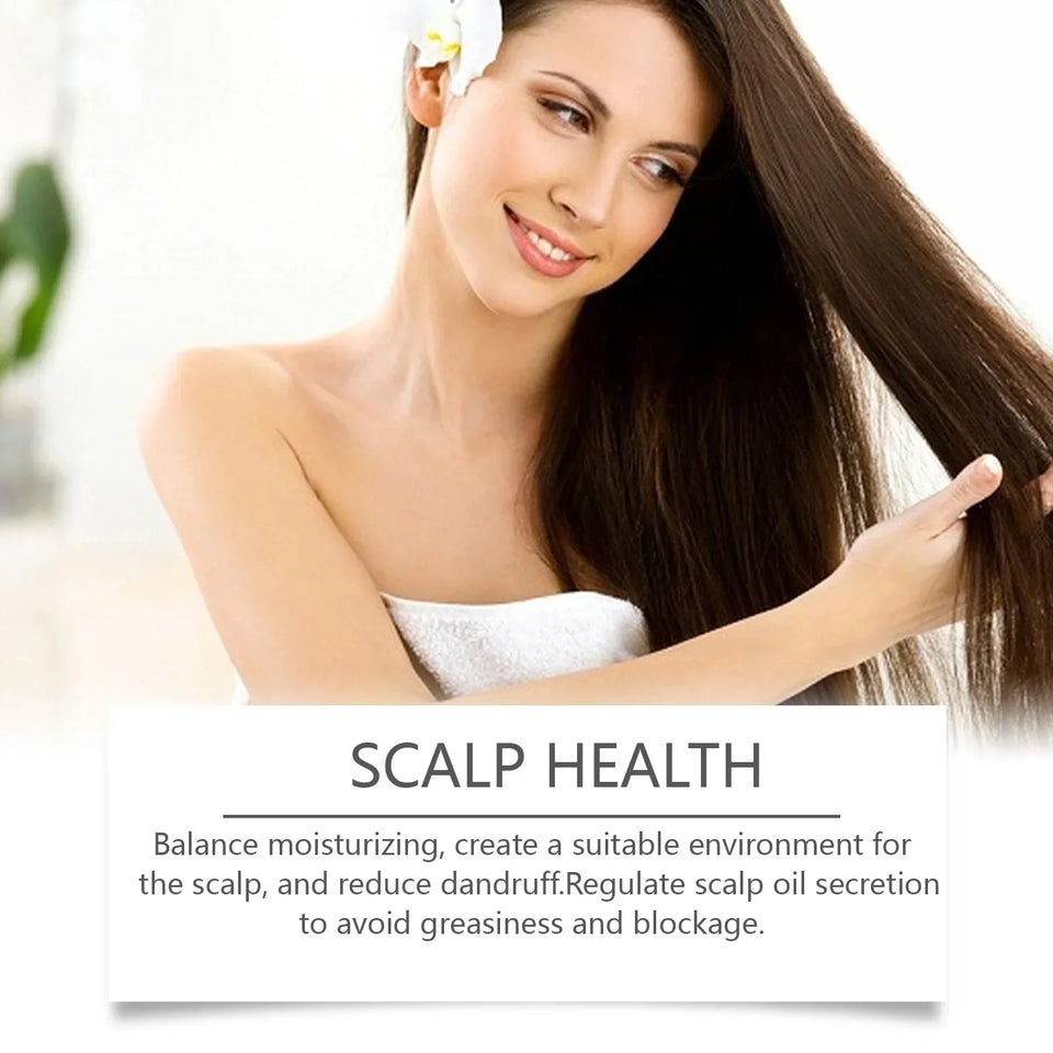 Hair Growth Ampoules Regrowth Anti Loss Repair Split End Dry Damaged Hair Essential Oil Nourishing Scalp Portable Care