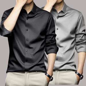 Shirt Long Sleeve Non iron Wrinkle Resistant Business Dress High end Professional Casual Suit White Shirt