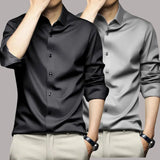 Shirt Long Sleeve Non iron Wrinkle Resistant Business Dress High end Professional Casual Suit White Shirt