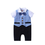 PureMilk Newborn Baby boy Clothes Cotton Soft Long Rompers White/ Black For Baby Bodysuit Jumpsuit