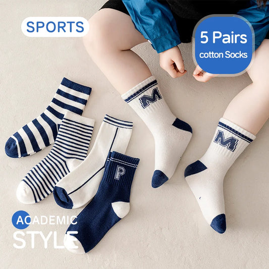 Kids Socks Spring Autumn Newborn Baby Boy Cotton Socks