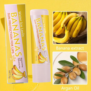 Peach and Banana Sunscreen Lip Balm SPF 30 UVA Protects Lips Moisturizing Colorless lip balm