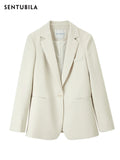 Elegant Fashion Office Lady Work Business Professional Notched Suit Jacket