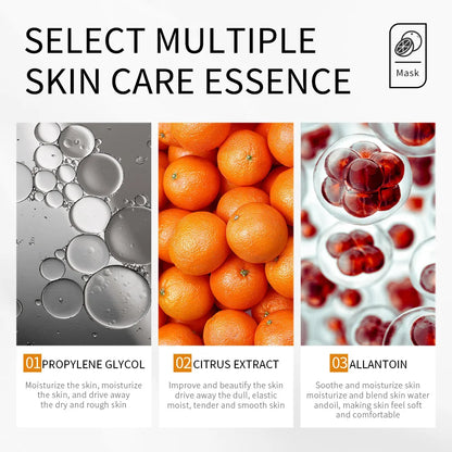 30pcs Essence Vitamin C, Skin Moisturizing VC Mask