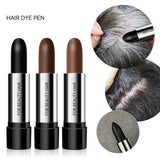 Disposable Temporary Hair Dye Pen To Cover White Hair Lipstick Style Hair Dye Black Temporary Portable Hair Dye Products