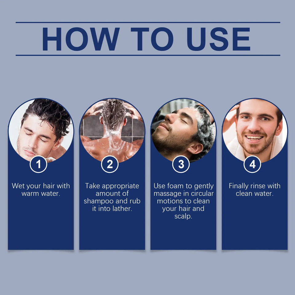Rosemary Hair Nourishing Shampoo Deep Cleaning improve Nourish Promote Scalp Circulation Reduce Dandruff Men Hair Growth Shampoo