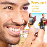Peach and Banana Sunscreen Lip Balm SPF 30 UVA Protects Lips Moisturizing Colorless lip balm