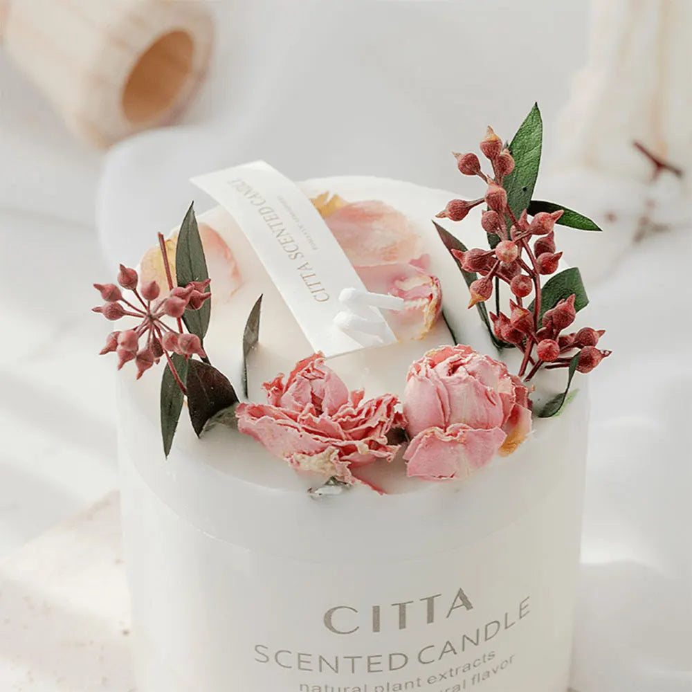 CITTA Floral Scented Candles, for Home, Wedding, Party, Birthday