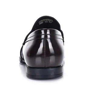 Luxury Slip On Dress Shoes Men Genuine Leather Italian Loafer Shoes For Men Black Patent Leather Formal Oxford Men Wedding Shoes
