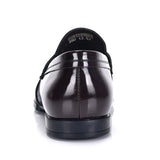 Luxury Slip On Dress Shoes Men Genuine Leather Italian Loafer Shoes For Men Black Patent Leather Formal Oxford Men Wedding Shoes