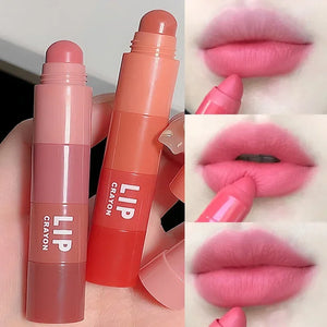 Matte Lipstick Pen 4 Colors In 1 Nude Pink Matte Lip Gloss Waterproof Long Lasting Lipstick