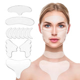 Silicone Wrinkle Stickers Set Facial Hand Skin Care Firming Skin Wrinkle Removal Silicone Patches Lift Chest Anti-Wrinkle Pad