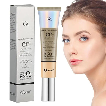 Cream SPF 50 Sunscreen Full Coverage Foundation