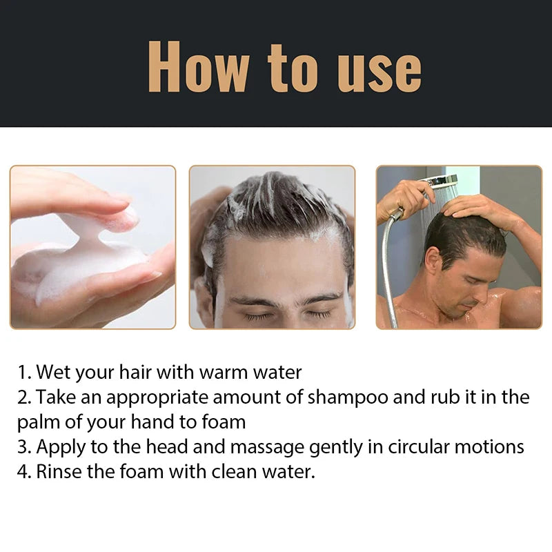 Thickening Hair Shampoo Nourishes Roots And Prevents Shampoos Thickening, Supple, Strong And Repairing Hair Shampoo