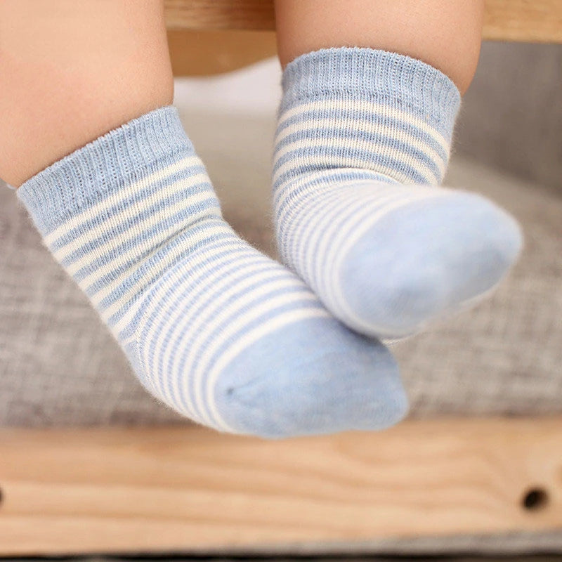 5 Pairs/Lot Kids Soft Cotton Socks Boy  Baby Infant Fashion