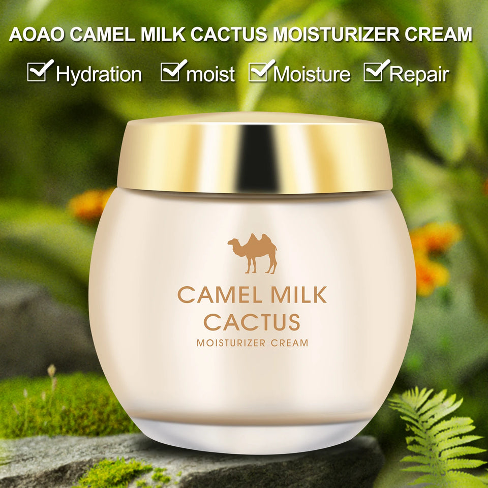 130g Camel Milk Cactus Moisturizing Miracle Cream Firms and Nourishes the Skin All-in-One Moisturizer