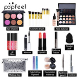 Makeup Set Box Professional Full Kit Glitter Eyeshadow Powder Blush Foundation