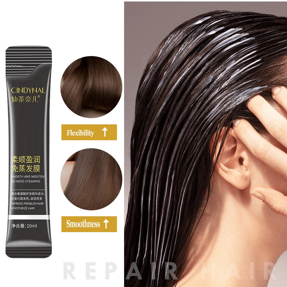 Magical Keratin Repairing Hair Mask for Damaged Frizzy Hair Deep Conditioner Fast Smooth
