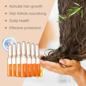 Hair Growth Ampoules Regrowth Anti Loss Repair Split End Dry Damaged Hair Essential Oil Nourishing Scalp Portable Care