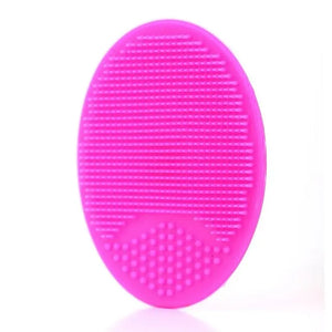 Silicone Face Wash Brush Clean Pores Baby Shampoo Brush Baby Bath Brush Soft Hair Round Shampoo Comb Home Use