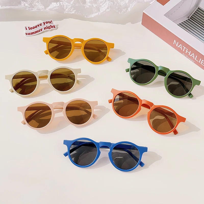 Kids Personality Classic Outdoor Sun Protection Sunglasses Boys Girls Colors Protect Eyes Baby UV400 Sunglasses Children