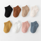 8 Colord Of Infant Baby girl Cotton Socks Elementary School Toddler  Short Socks