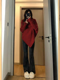 Pullover Off White Turtleneck Women's Sweater Gigh Neck Jerseys Knit Woman