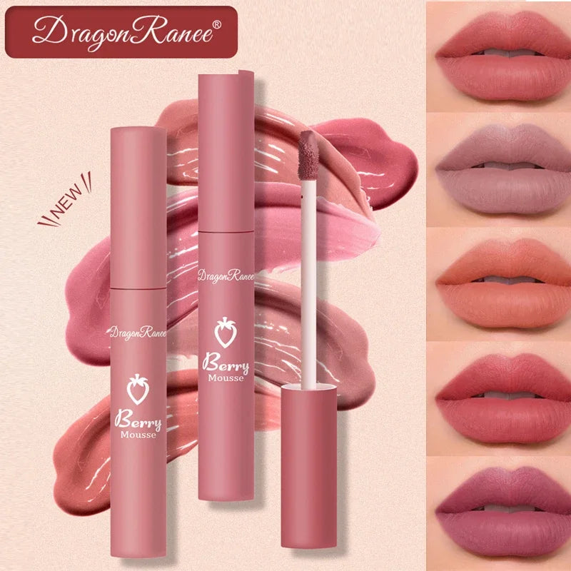 Liquid Lipstick Sexy Long Lasting Lipgloss Moisturizing Matte Velvet Lip Glaze Waterproof Non-marking Natural Lips Makeup Tint